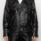 Oversized Leather Biker Jacket