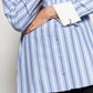 Loose Mixed Stripe Shirt