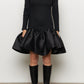 Mini Dress With Puff Skirt