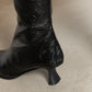 Alfreda Black Tall Boots