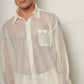 Popover Shirt Off White Technical Lace