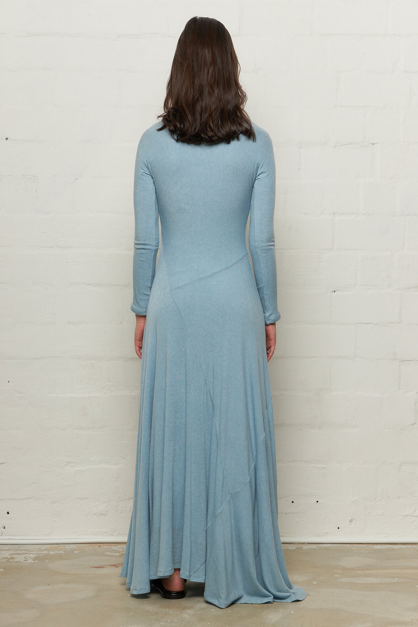 Maia Jersey Blue Tencel Dress