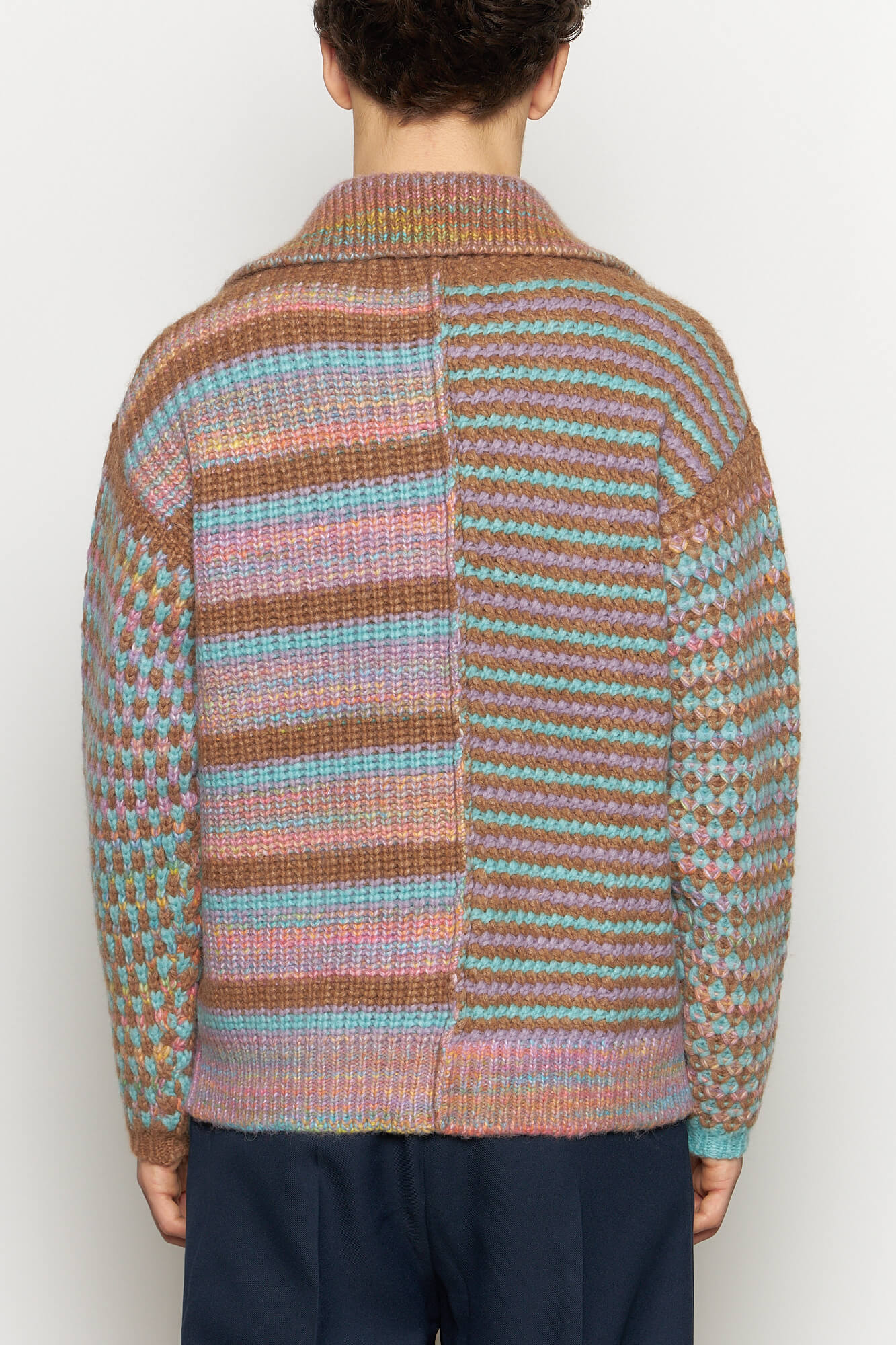Knit Longsleeve Multicolour Jacket