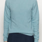 Silk & Cashmere Turtleneck Acqua