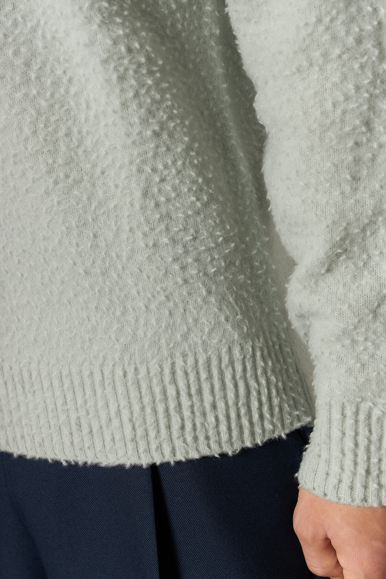 Knit Brushed Longsleeve Ice