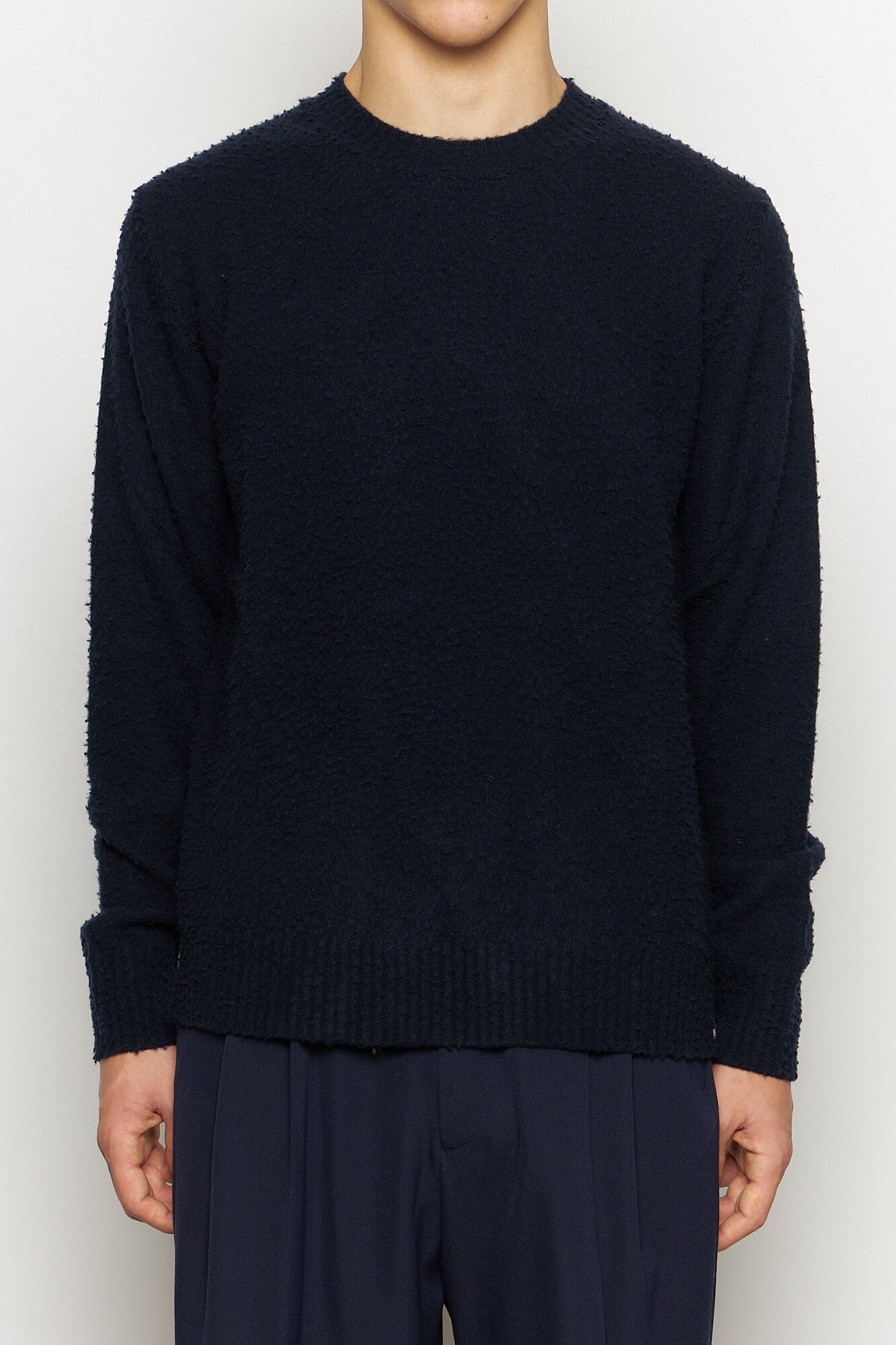 Knit Brushed Longsleeve Navy