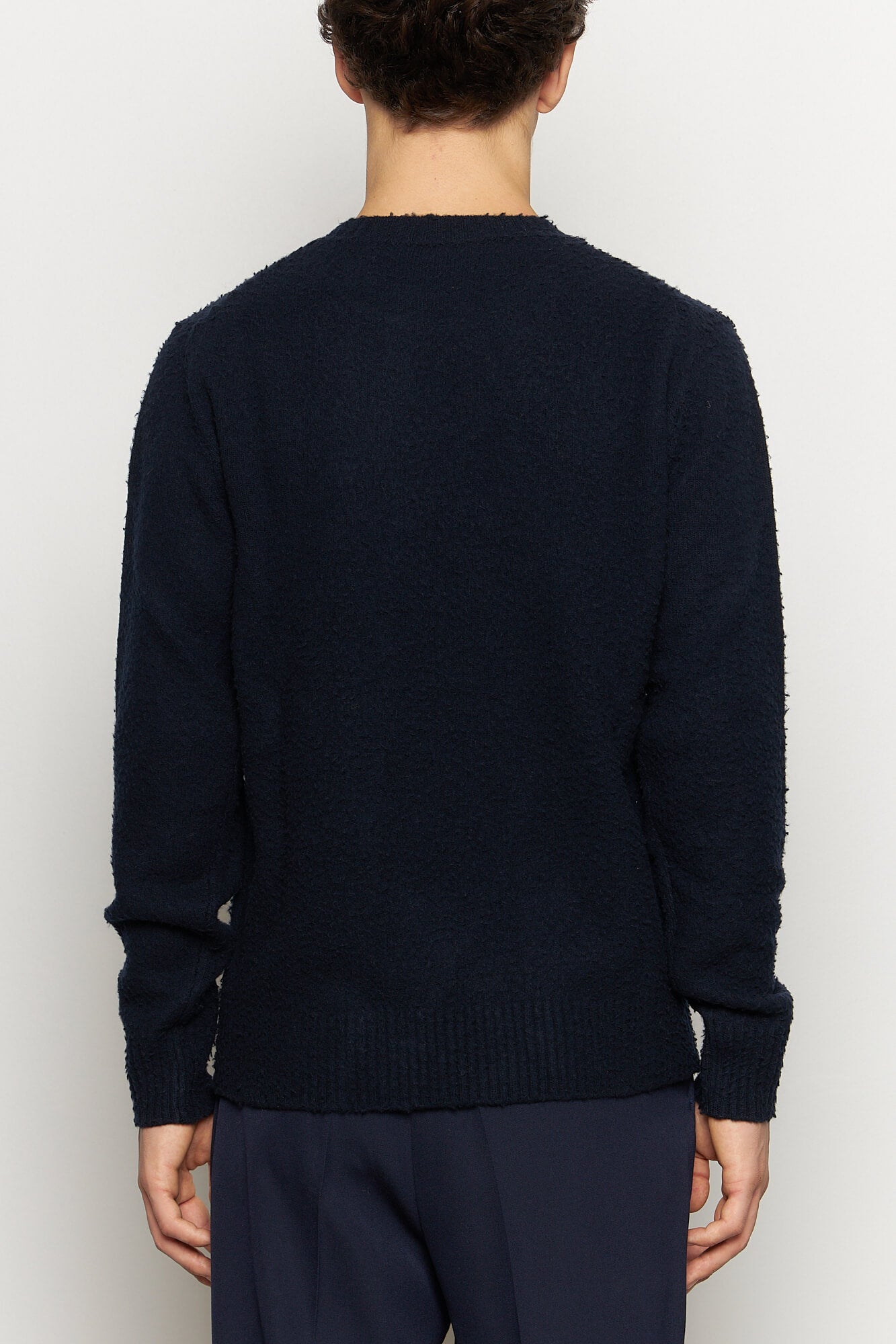 Knit Brushed Longsleeve Navy