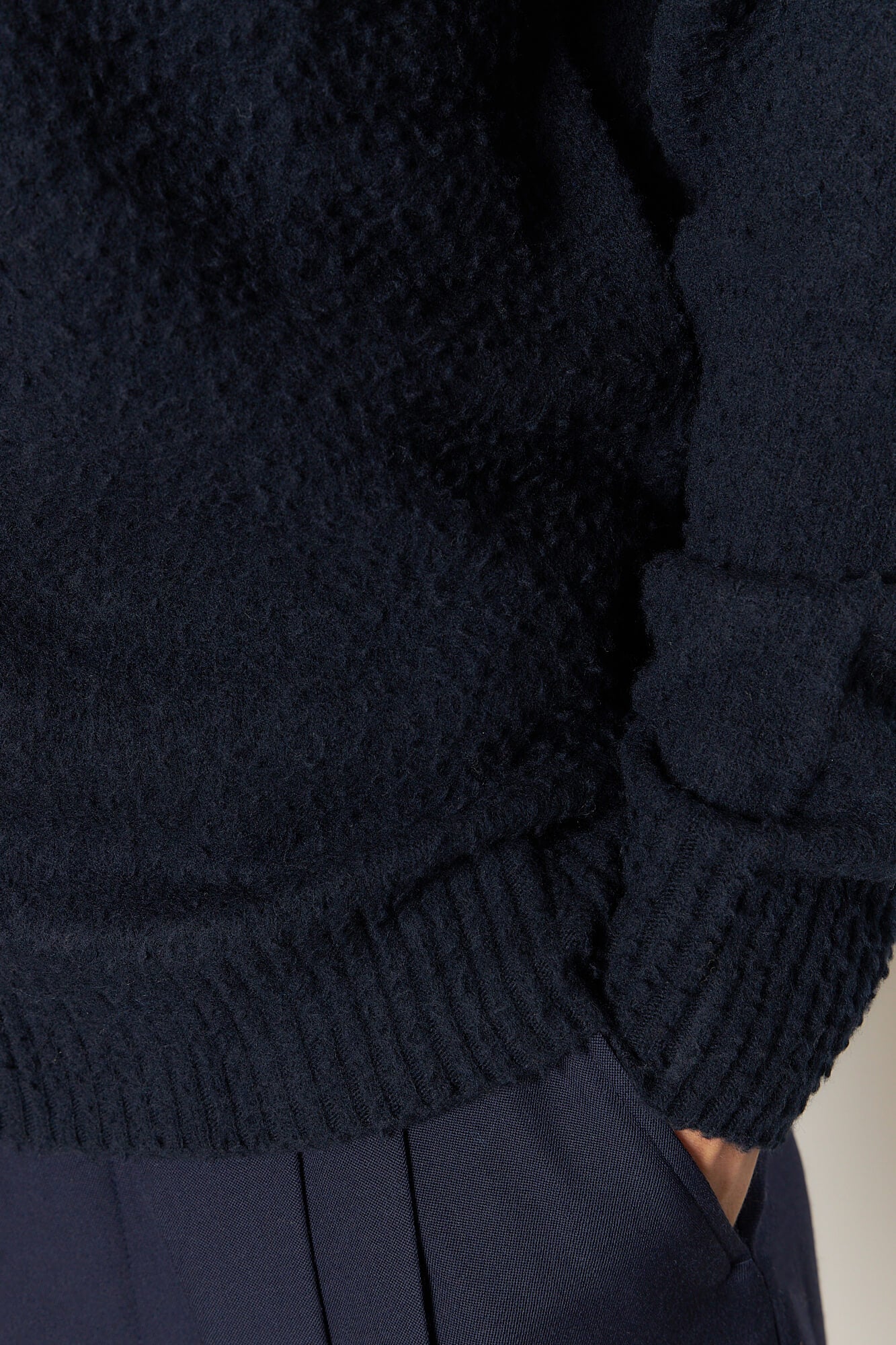 Knit Brushed Longsleeve Navy