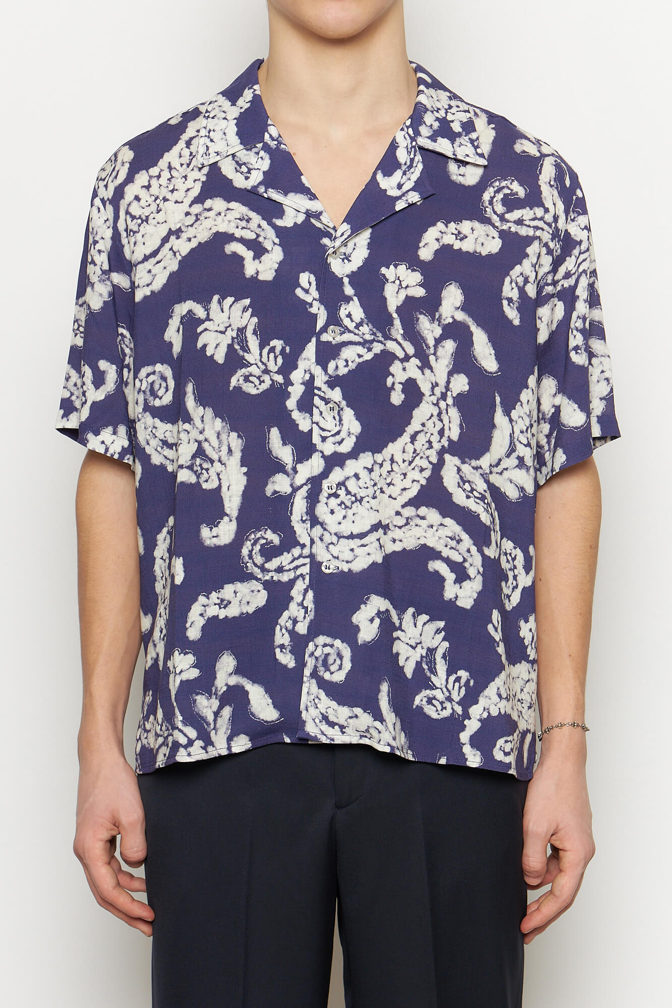 Hell Shirt Blue Paisley