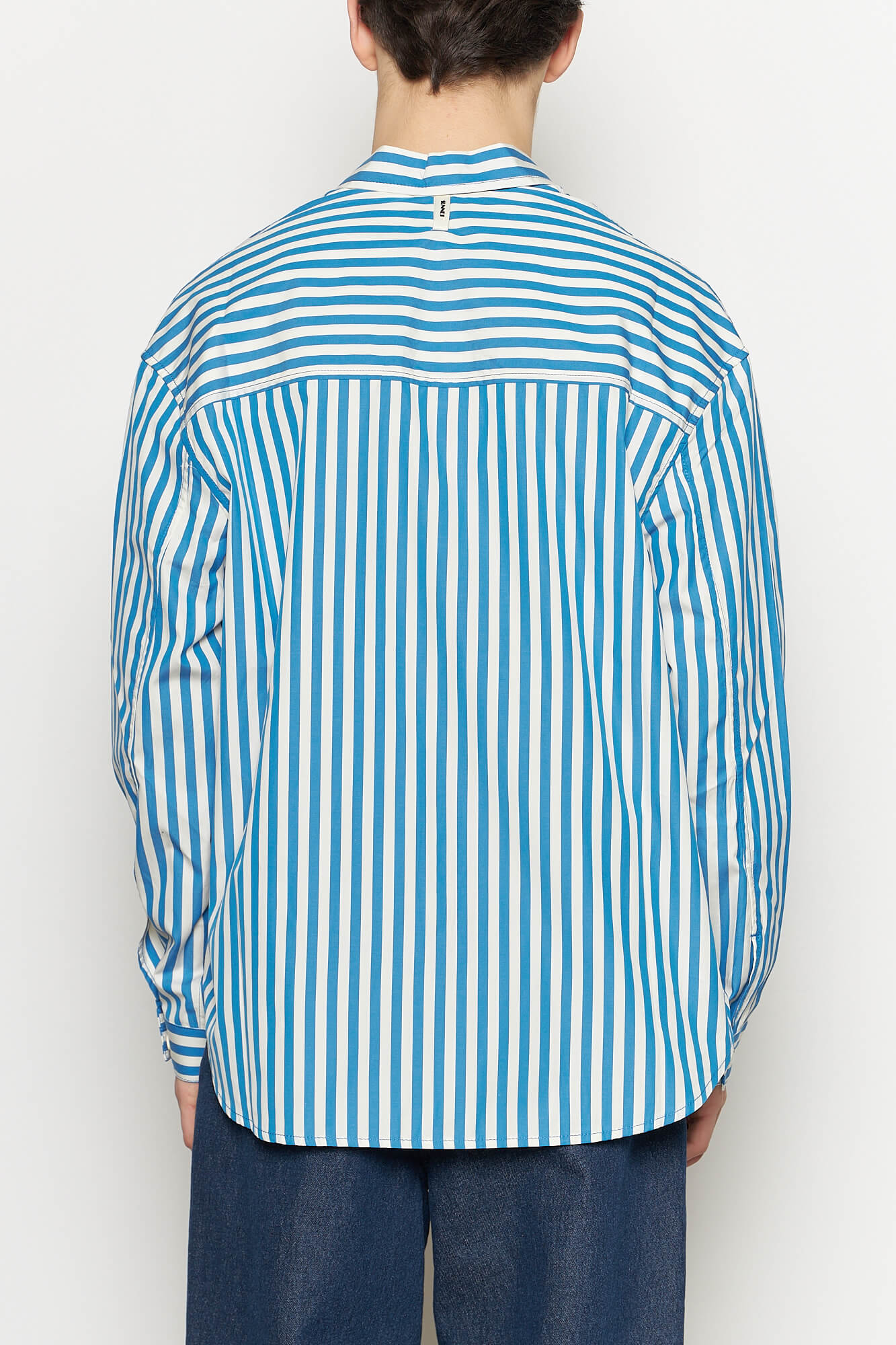 Overshirt Bluette / Off White Stripes