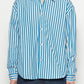Overshirt Bluette / Off White Stripes