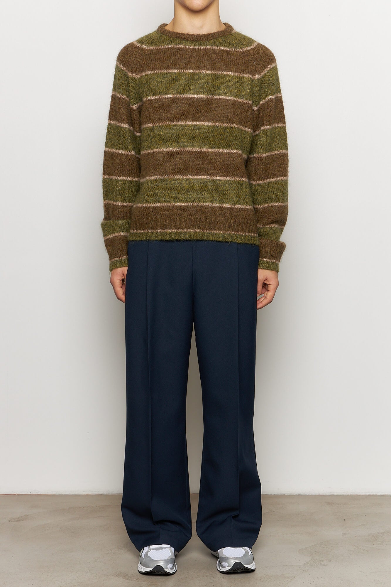 SKOLOCT STRIPE KNIT SWEATER 【美品】 SKOLOCT STRIPE KNIT SWEATER 【美品】