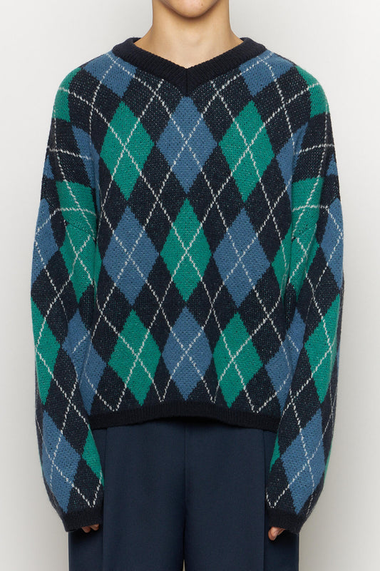 Gyle Knitted V-Neck Sweater