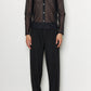Sheer Tulle Shirt Black
