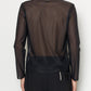 Sheer Tulle Shirt Black