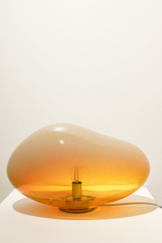 Tischlampe Haumea Convex Amber Iridescent L