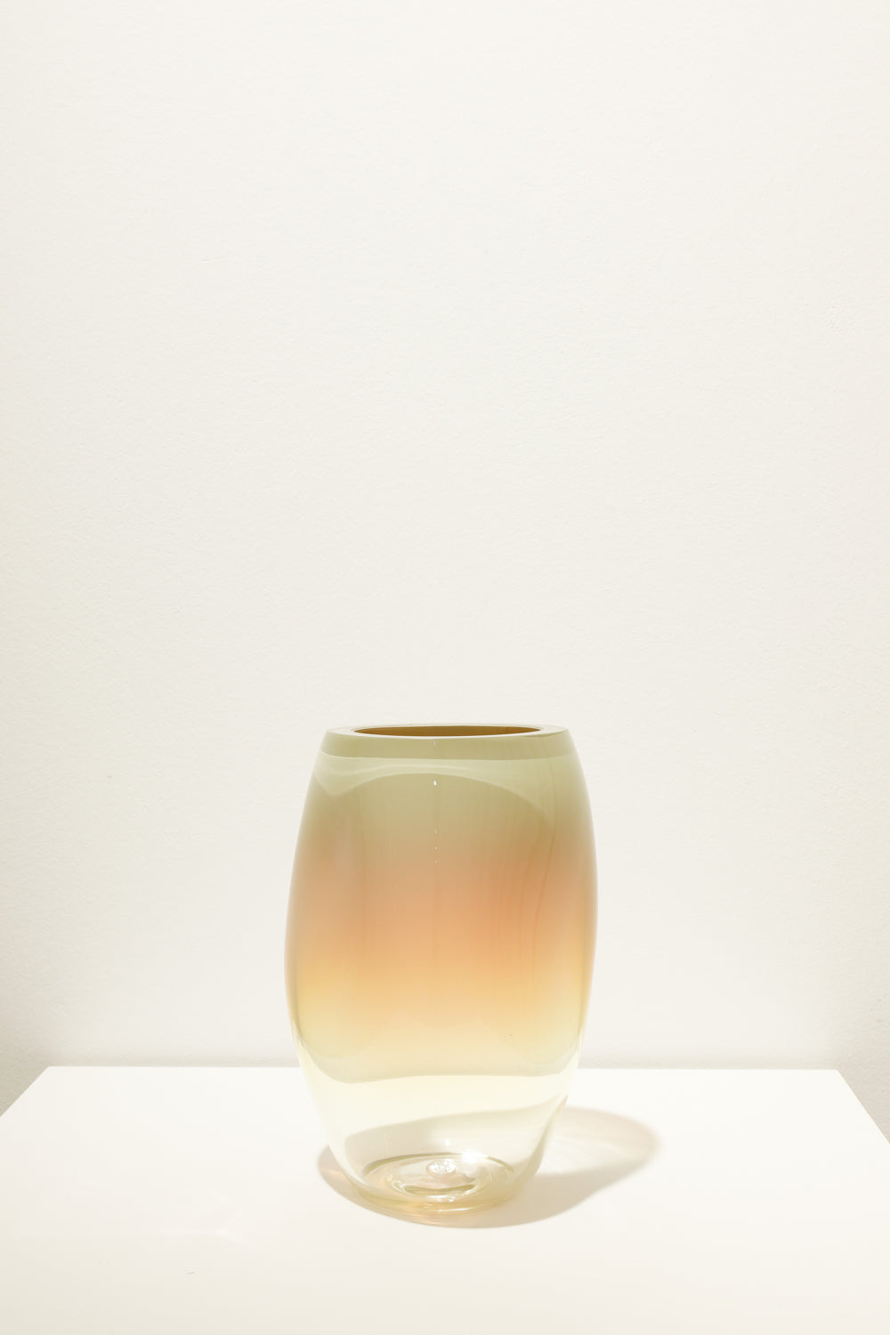 Vase Supernova II Amber Iridescent M