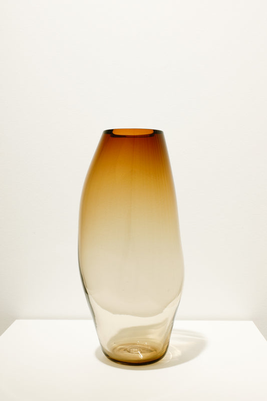 Vase Supernova IV Silver Smoke Red M