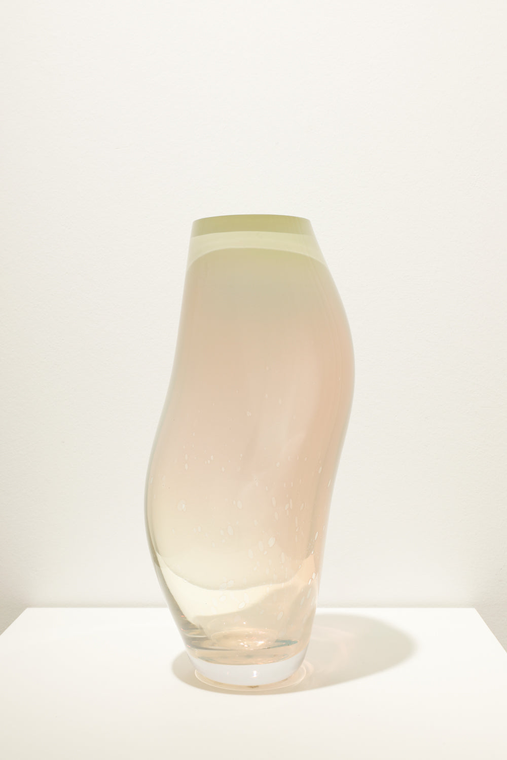 Vase Supernova IV Amber Iridescent L