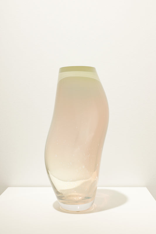 Vase Supernova IV Amber Iridescent L
