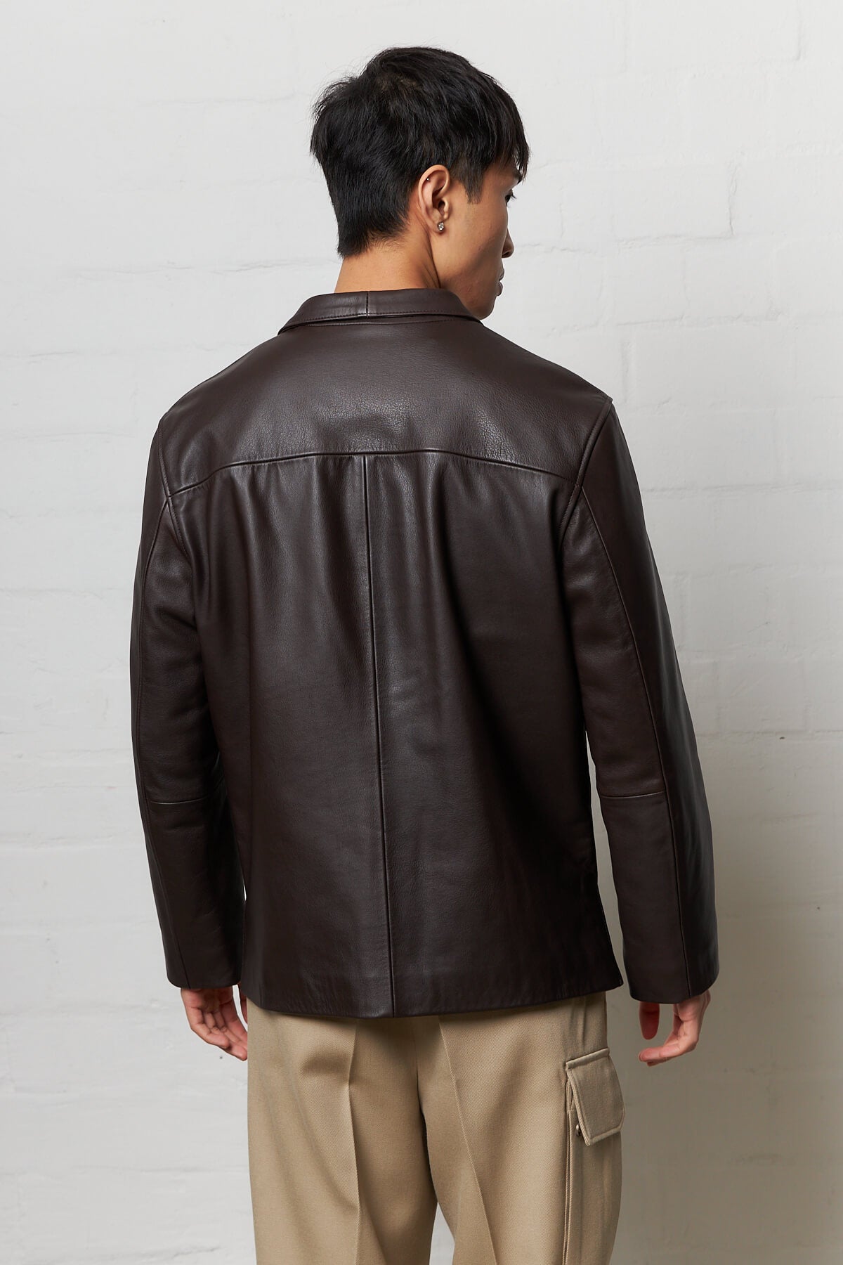 Donny Leather Blazer