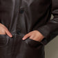 Donny Leather Blazer