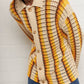 Elmer Crochet Cardigan Orange Stripe