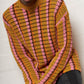 Elton Crochet Jumper Pink Stripe