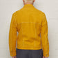 Rick Suede Trucker Jacket Mustard