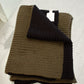 Chunky Ribbed Contrast Scarf