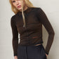 Lapped Baby Turtleneck Black Birch