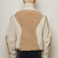 Ercan Two-Tone Fleece Jacket Grey Beige