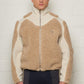 Ercan Two-Tone Fleece Jacket Grey Beige