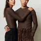 Ande Longsleeve Rashguard Chocolate