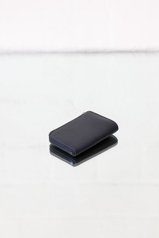 Navy Mini Zipped Wallet