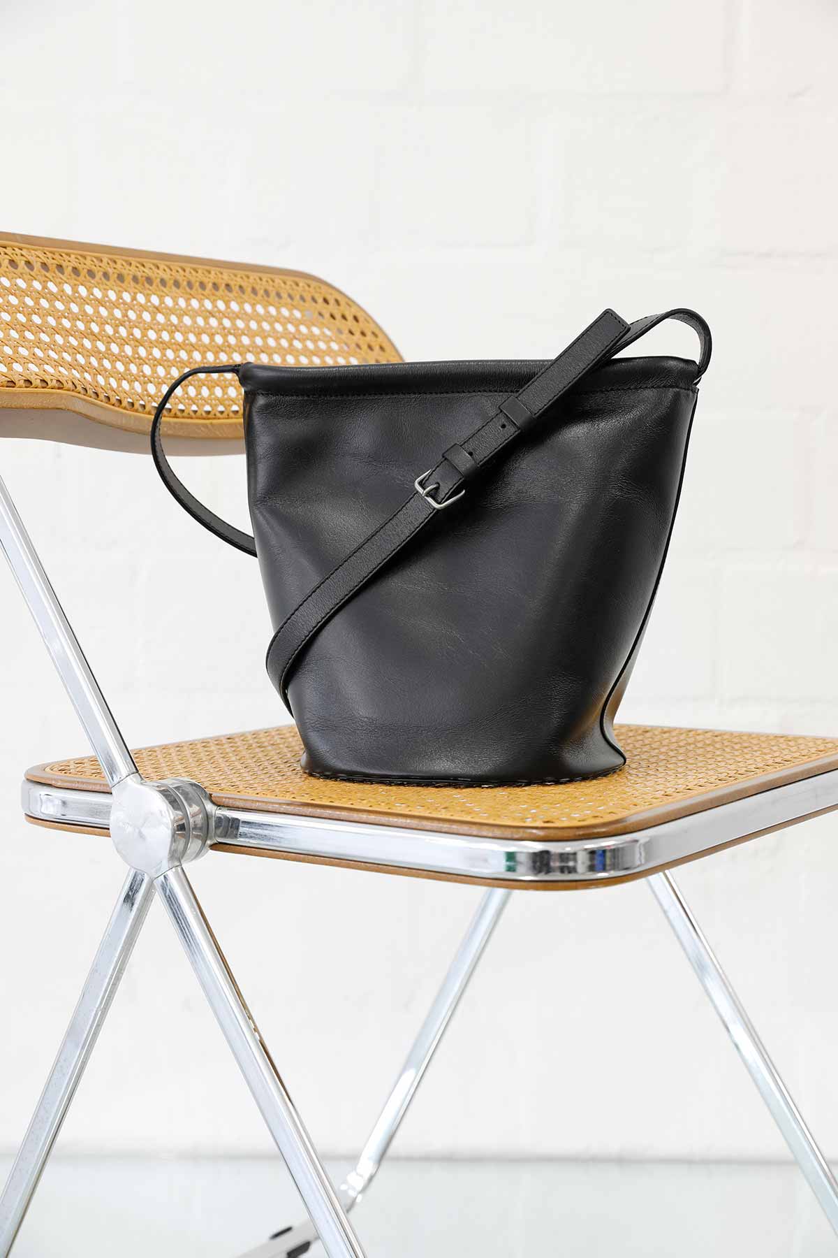 Isaac Reina Black Small Swing Bucket Bag - The Wasted Hour Shop – wasted  hour - concept store