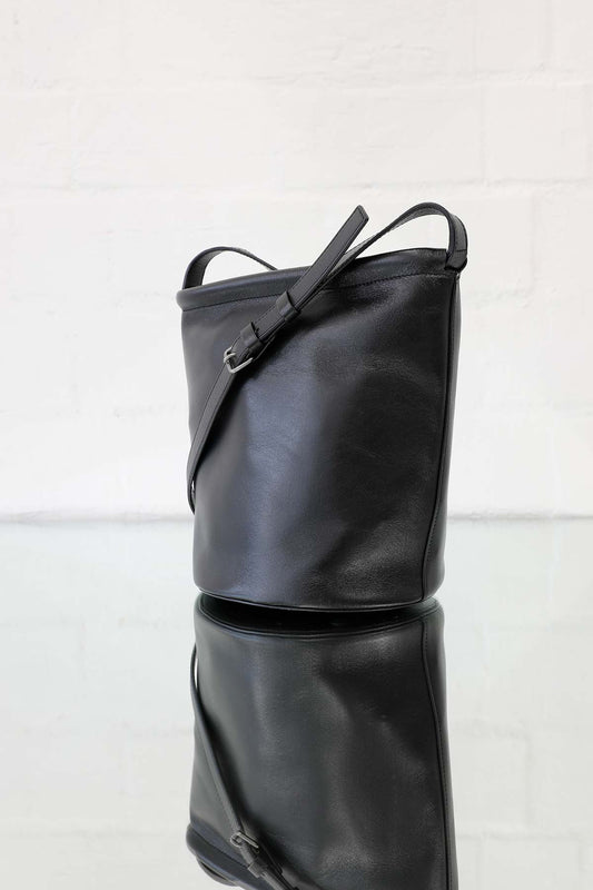 Black Swing Bucket Bag
