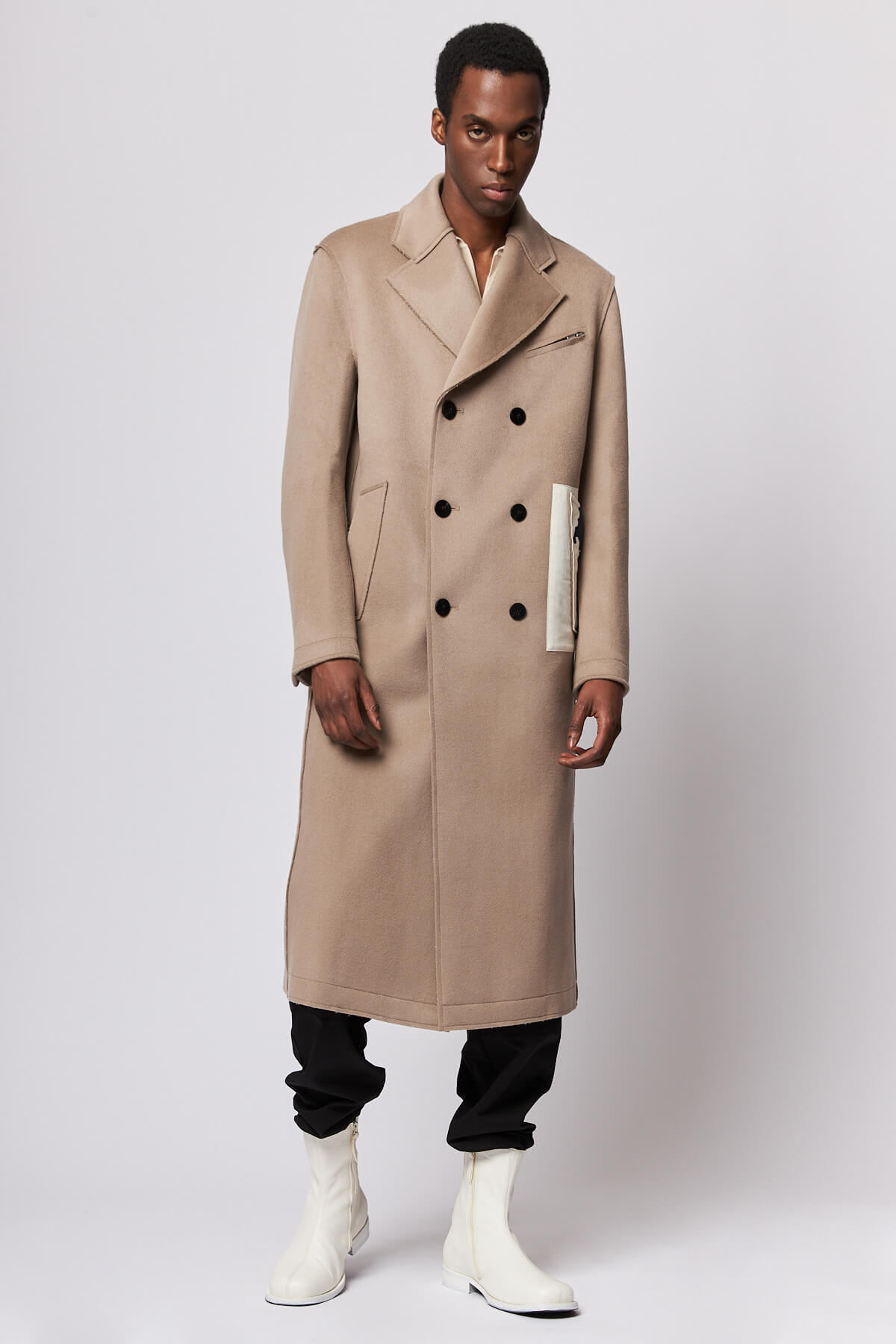 Coat with Flower Pattern