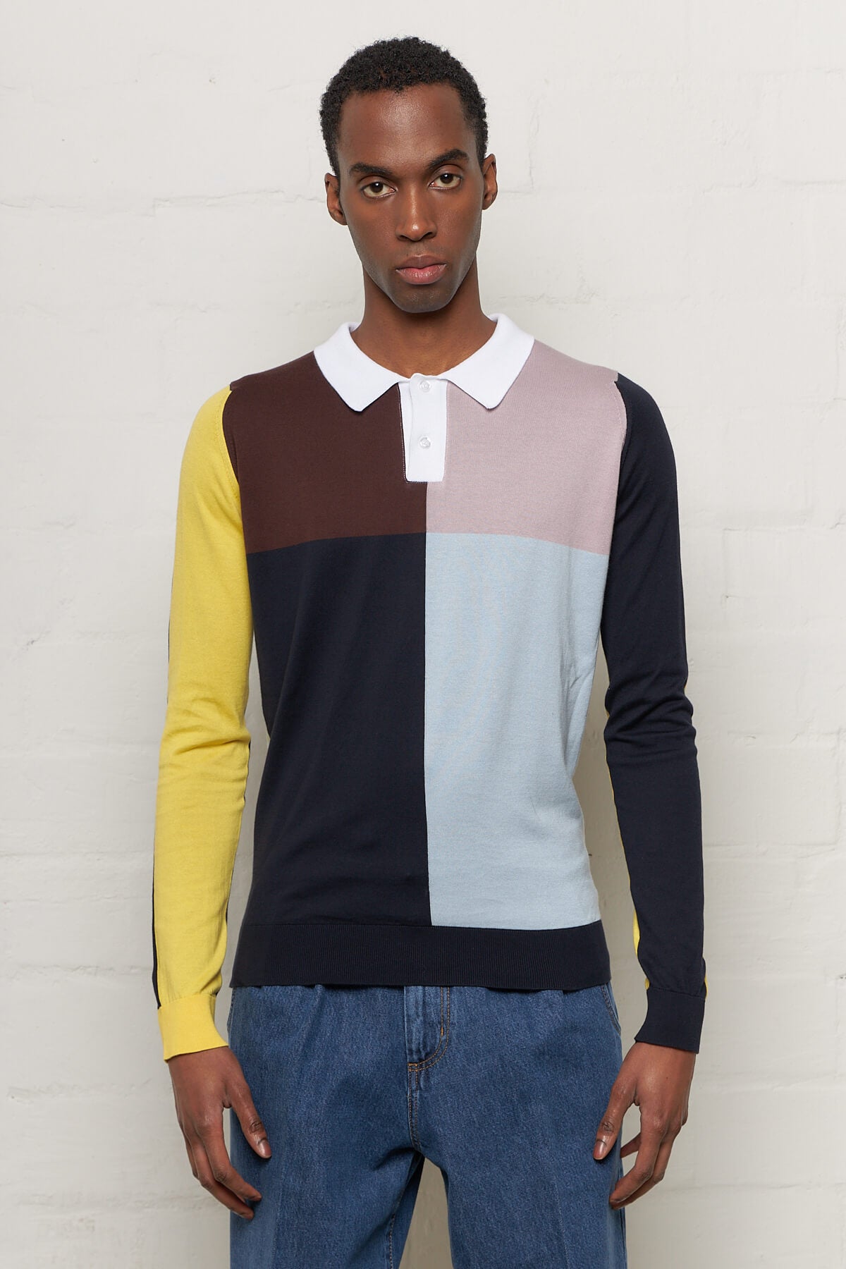 Sea Island Cotton Colour Block