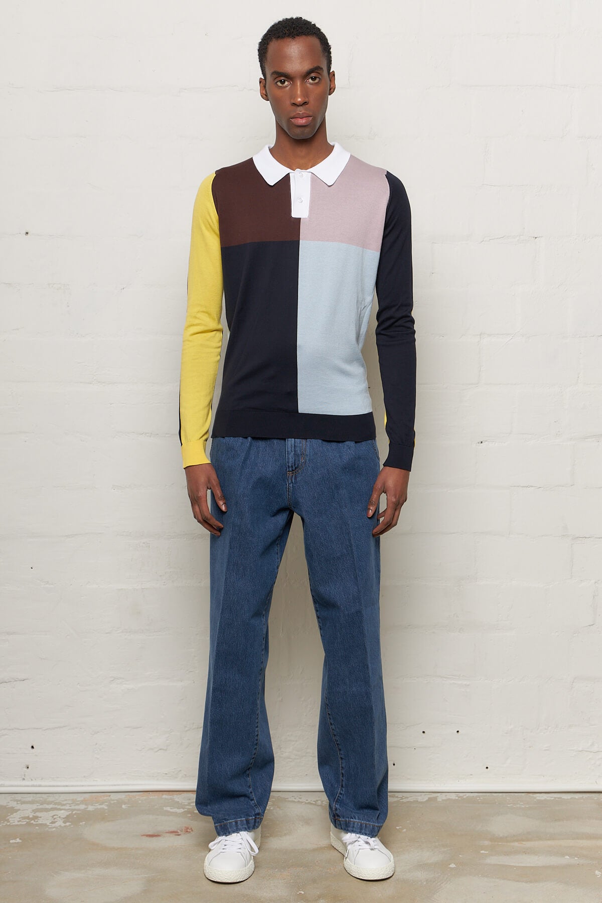 Sea Island Cotton Colour Block