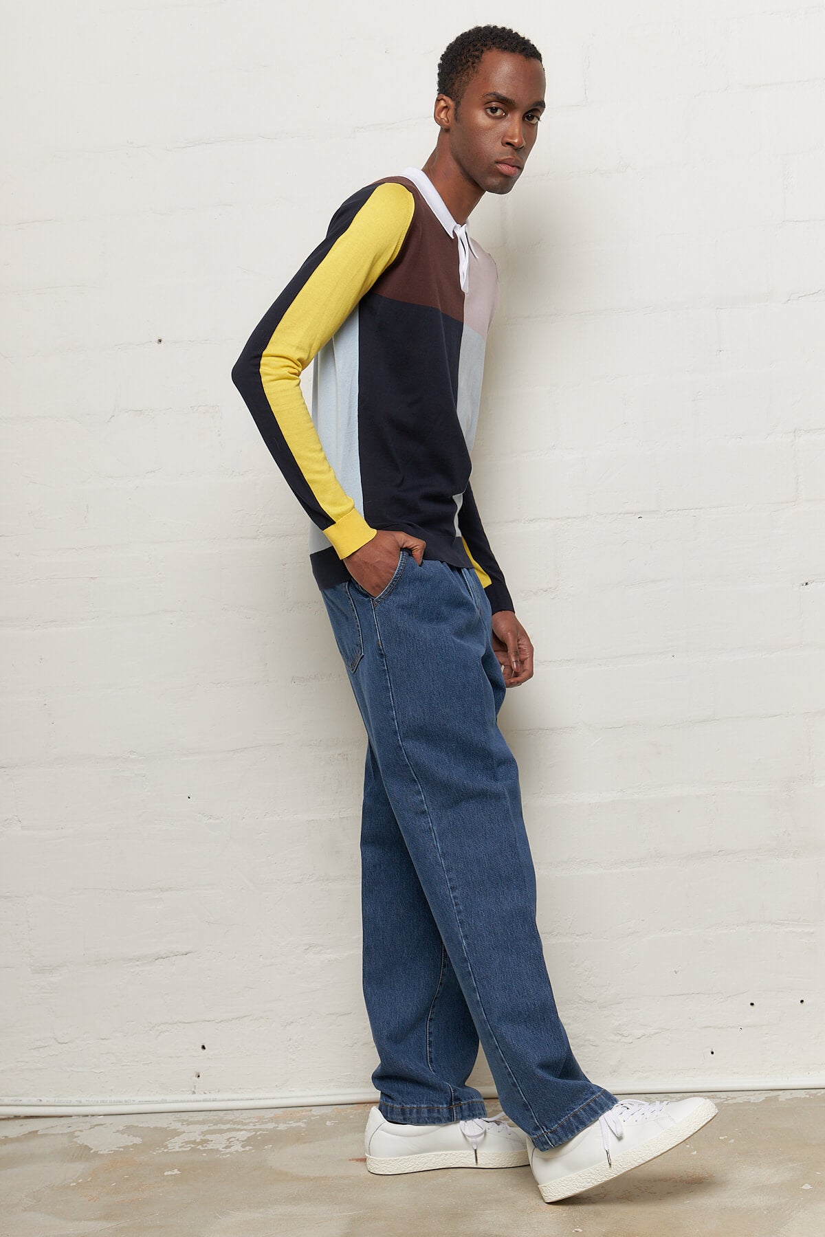 Sea Island Cotton Colour Block