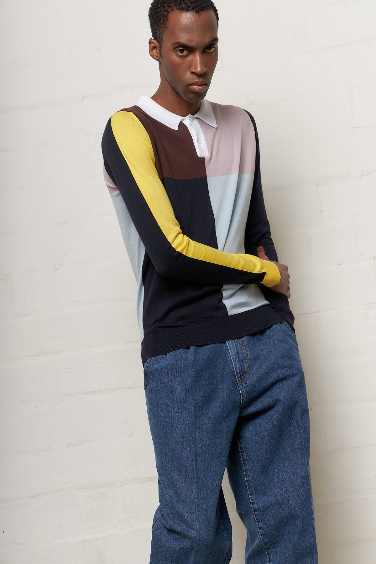 Sea Island Cotton Colour Block