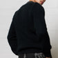 Chunky Rib Brushed Crewneck Pullover
