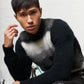 Chunky Rib Brushed Crewneck Pullover