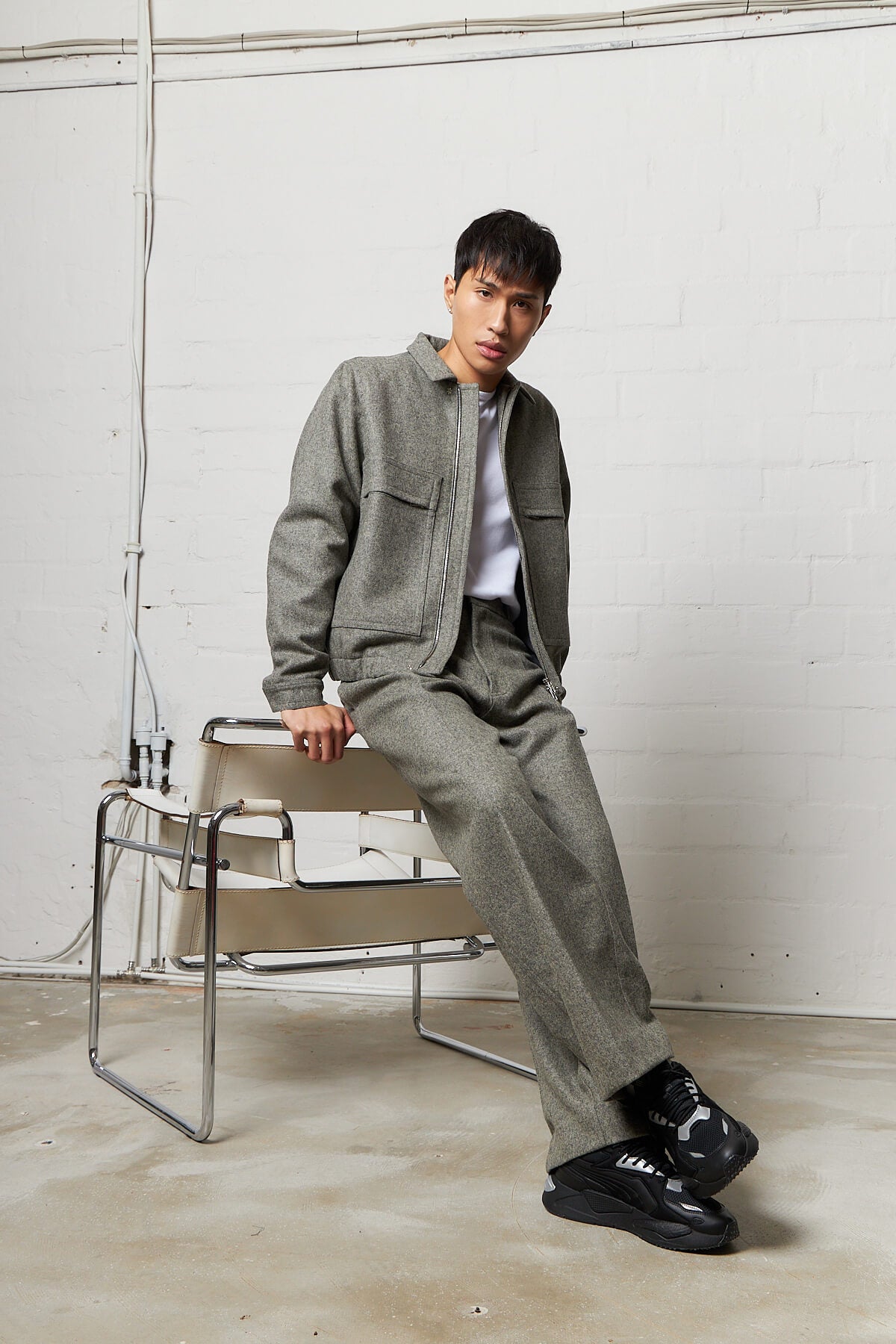 Wide Leg Utility Pant