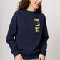 x The Wasted Hour Sweater Navy