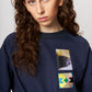 x The Wasted Hour Sweater Navy
