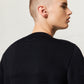 Soft Wool Crew Neck Sweater Black