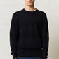 Soft Wool Crew Neck Sweater Black