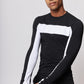 Fitted Long Sleeve Stripe T-Shirt
